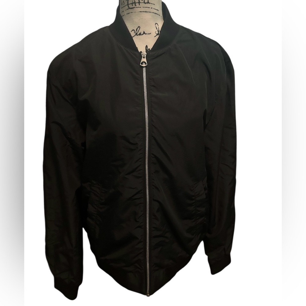 H&M Black Bomber Jacket for Women - Picture 2 of 4